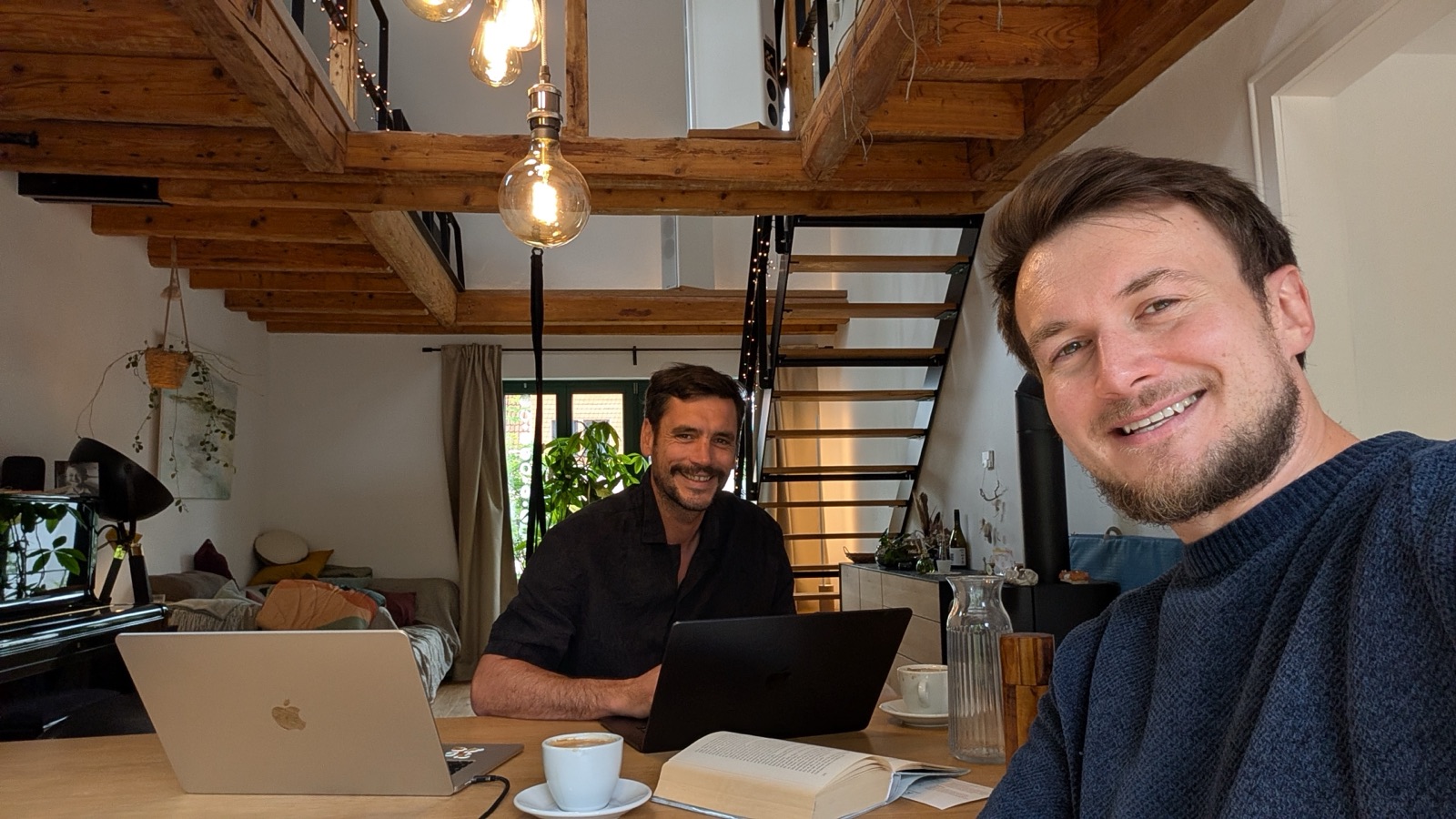 Michael Lukaszczyk and Daniel Winter, co-founders of Parano.ai
